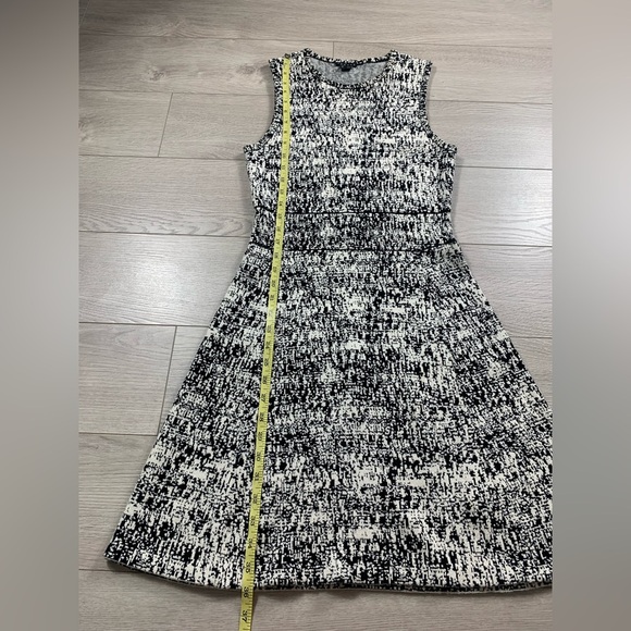 Theory Alancy C Tweedscape Knit Skater Sleeveless Dress - Picture 11 of 12